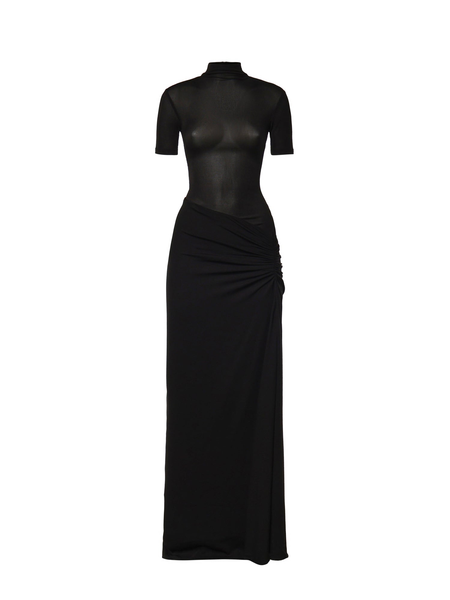 Abito lungo Fusion 24013264 BLACK CHRISTOPHER ESBER 