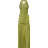 Abito lungo Orion 24043345 GREEN OLIVE CHRISTOPHER ESBER 