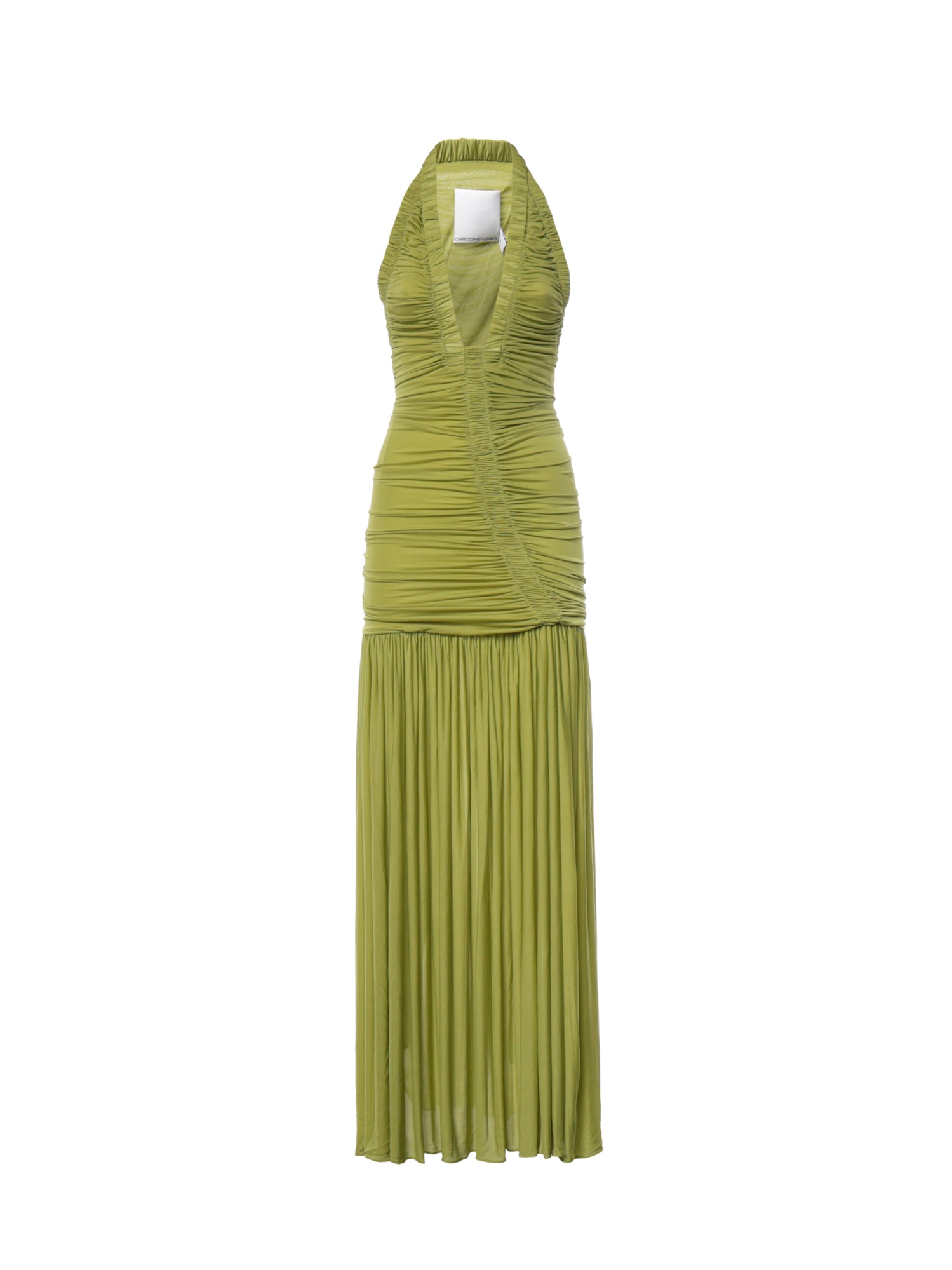 Abito lungo Orion 24043345 GREEN OLIVE CHRISTOPHER ESBER 