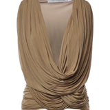 Top Ripple in jersey 26011814 KHAKI CHRISTOPHER ESBER 
