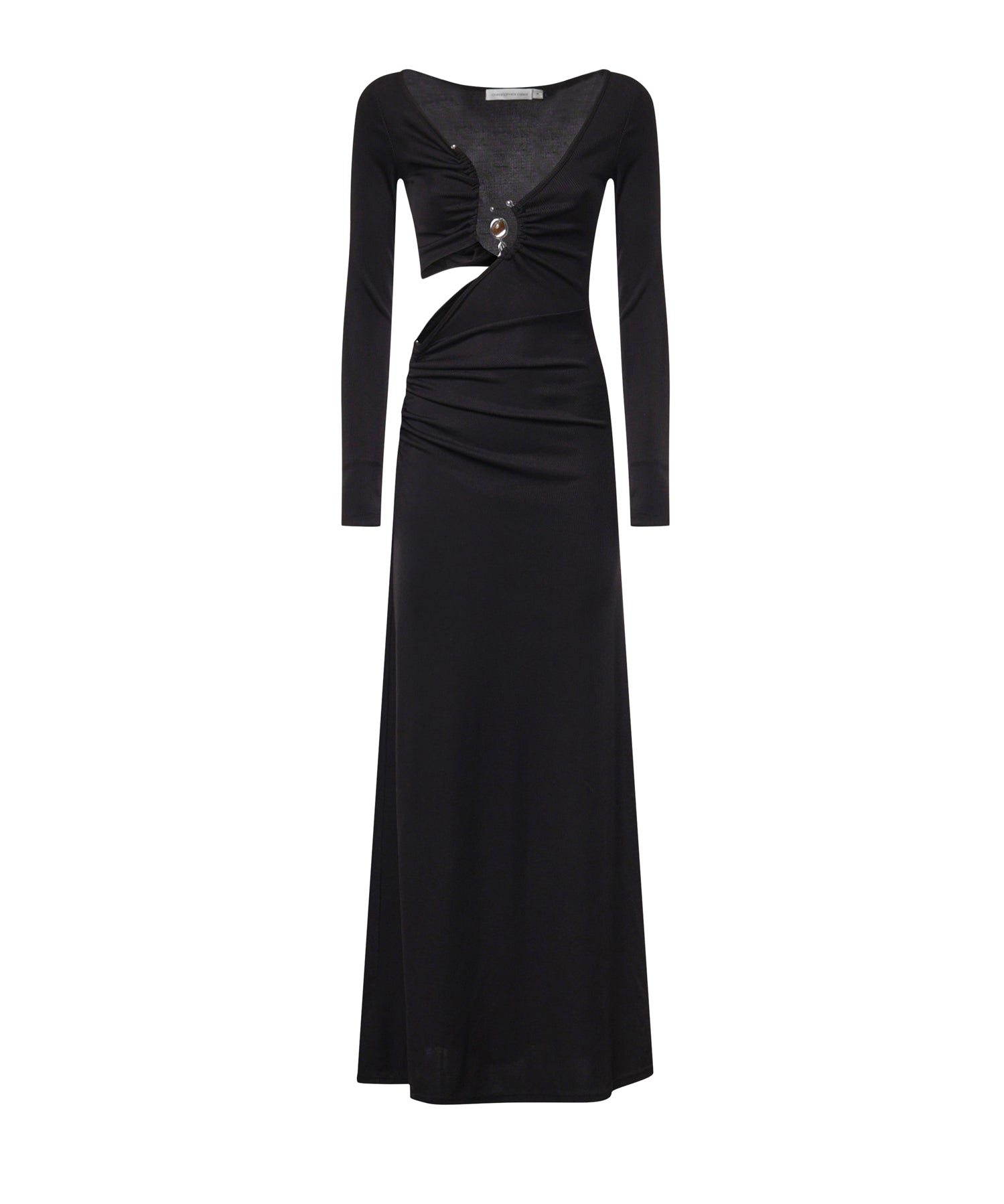 Abito lungo in jersey stretch 26023186 BLACK CHRISTOPHER ESBER 