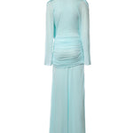 Abito lungo Ripple Drape 26023358 MYSTIC MINT CHRISTOPHER ESBER 