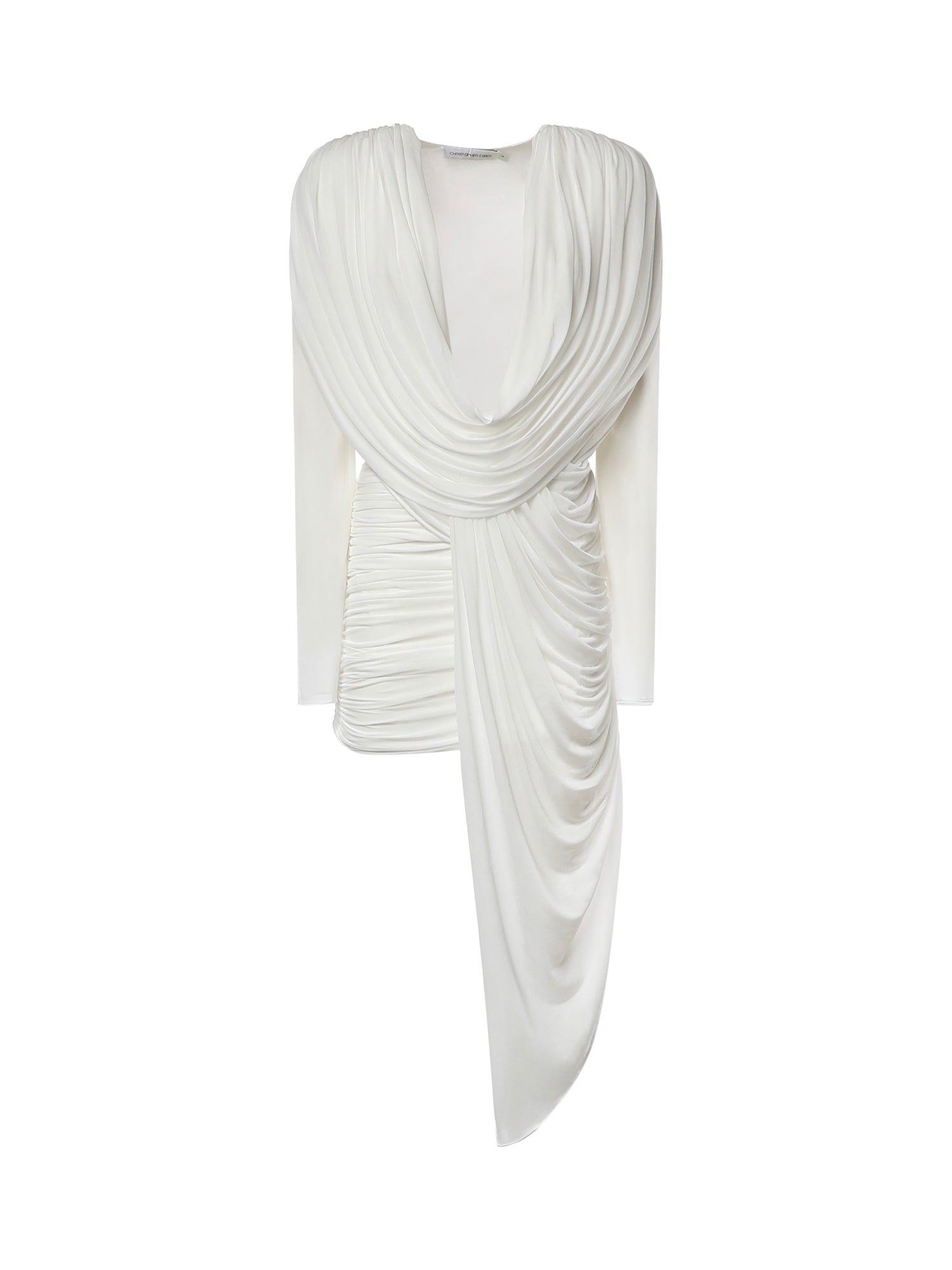 Miniabito Ripple drappeggiato 26023359 WHITE CHRISTOPHER ESBER 