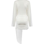 Miniabito Ripple drappeggiato 26023359 WHITE CHRISTOPHER ESBER 