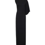 Abito lungo in jersey 26033776 BLACK CHRISTOPHER ESBER 