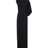 Abito lungo in jersey 26033776 BLACK CHRISTOPHER ESBER 