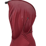 Vestito lungo Concave in viscosa 26033790 WINE CHRISTOPHER ESBER 