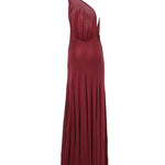 Vestito lungo Concave in viscosa 26033790 WINE CHRISTOPHER ESBER 