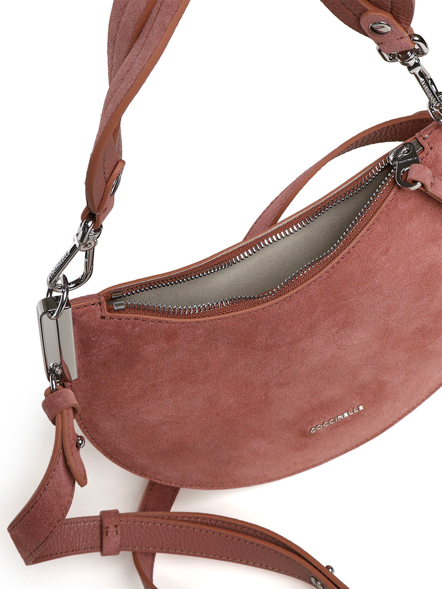 Borsa Sunup small in camoscio E1QKG130301 P55 COCCINELLE 