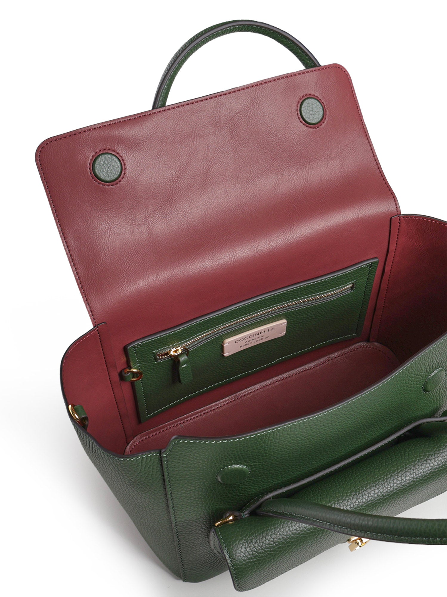 Borsa Double Beat Medium in pelle E1T8A180201 G57 COCCINELLE 