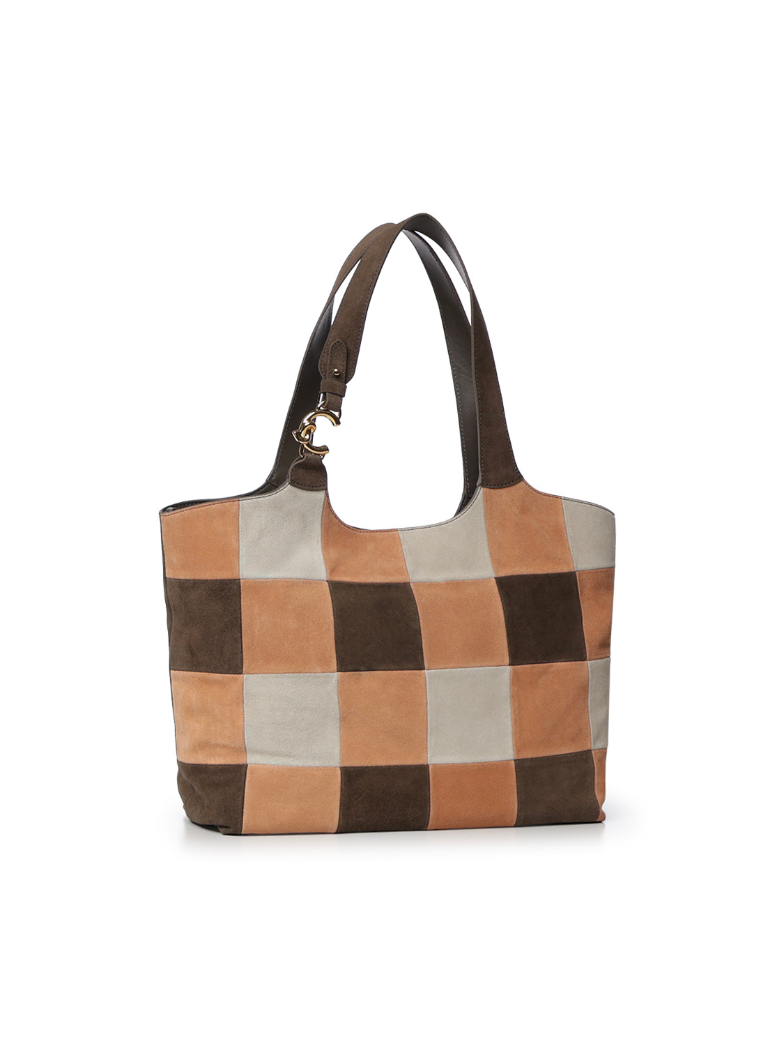 Borsa C-Easy Vichy in suede E1V3D110101 538 COCCINELLE 