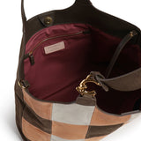 Borsa C-Easy Vichy in suede E1V3D110101 538 COCCINELLE 
