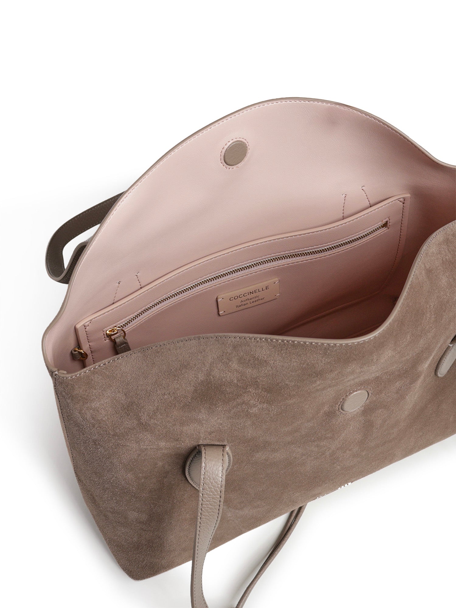 Borsa Thess in suede con logo E1VCB110101 N59 COCCINELLE 