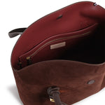 Borsa Thess in suede con logo E1VCB110101 W20 COCCINELLE 