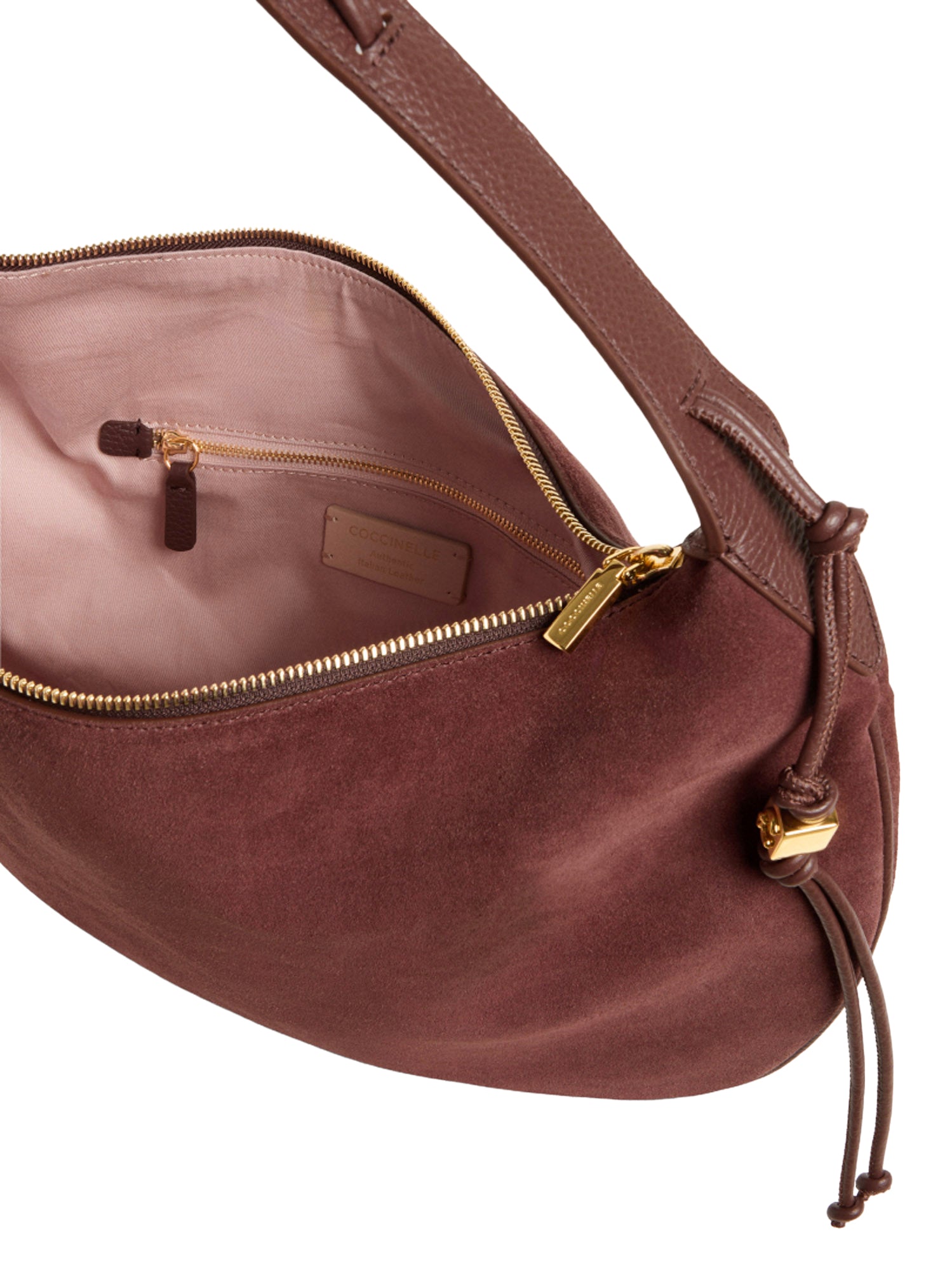 Borsa Thess large in camoscio e pelle E1VCB130101 R49 COCCINELLE 