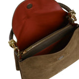 Borsa Tiggy medium in camoscio e pelle<BR/> E1VCL180101 W25 COCCINELLE 