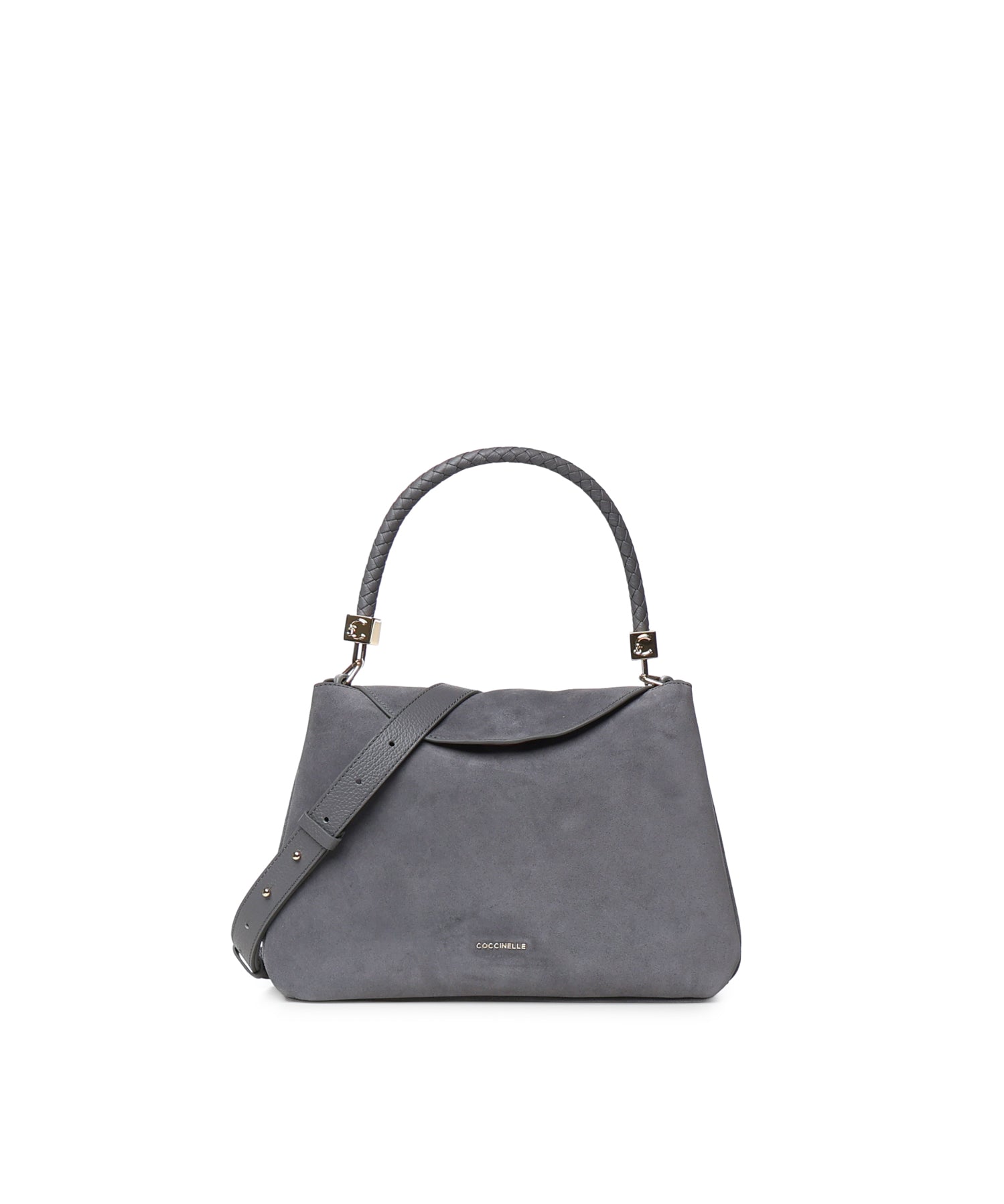 Borsa Tiggy medium in camoscio e pelle<BR/> E1VCL180101 Y18 COCCINELLE 