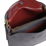 Borsa Tiggy medium in camoscio e pelle<BR/> E1VCL180101 Y18 COCCINELLE 