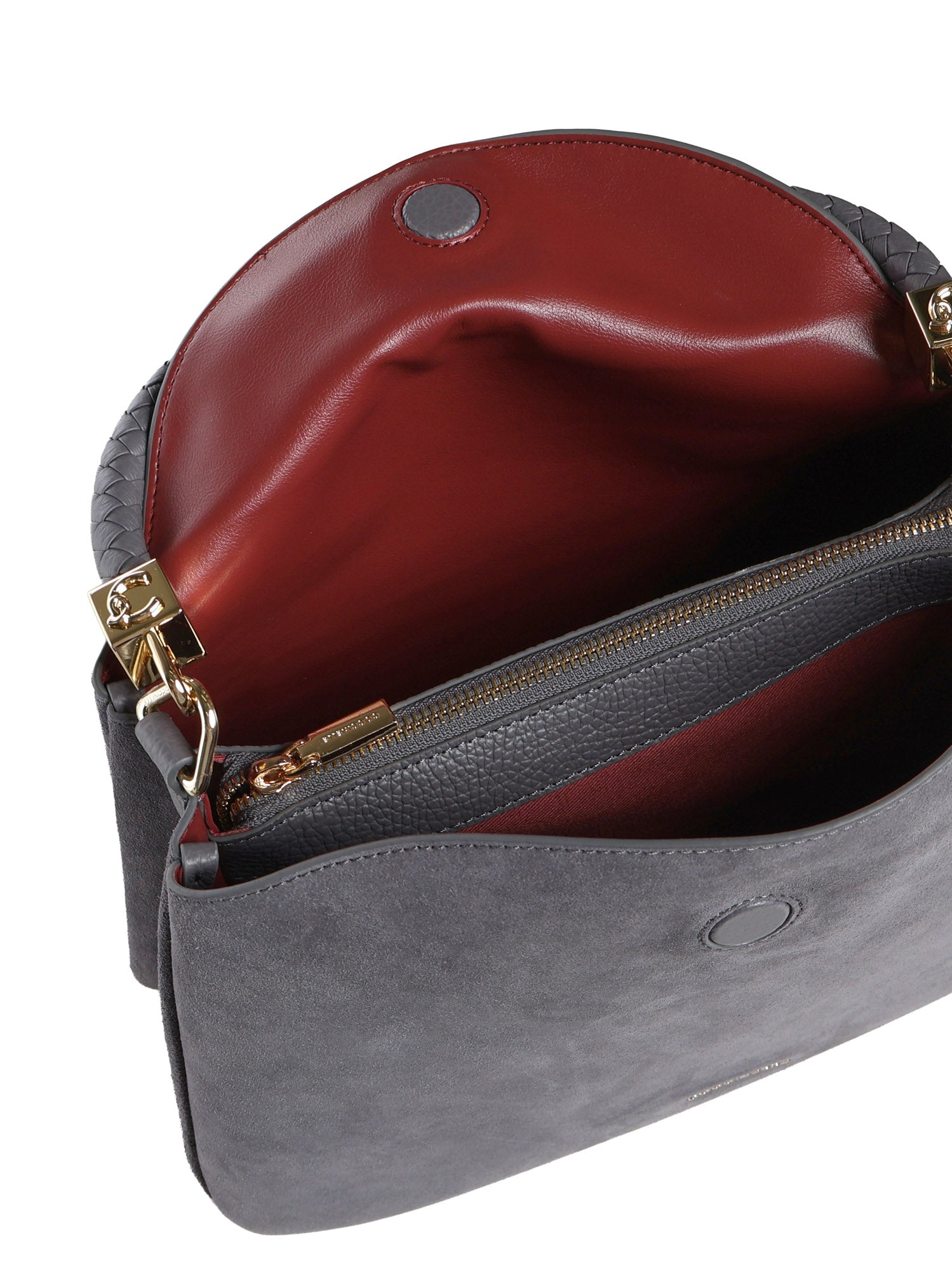 Borsa Tiggy medium in camoscio e pelle<BR/> E1VCL180101 Y18 COCCINELLE 