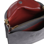 Borsa Tiggy medium in camoscio e pelle<BR/> E1VCL180101 Y18 COCCINELLE 