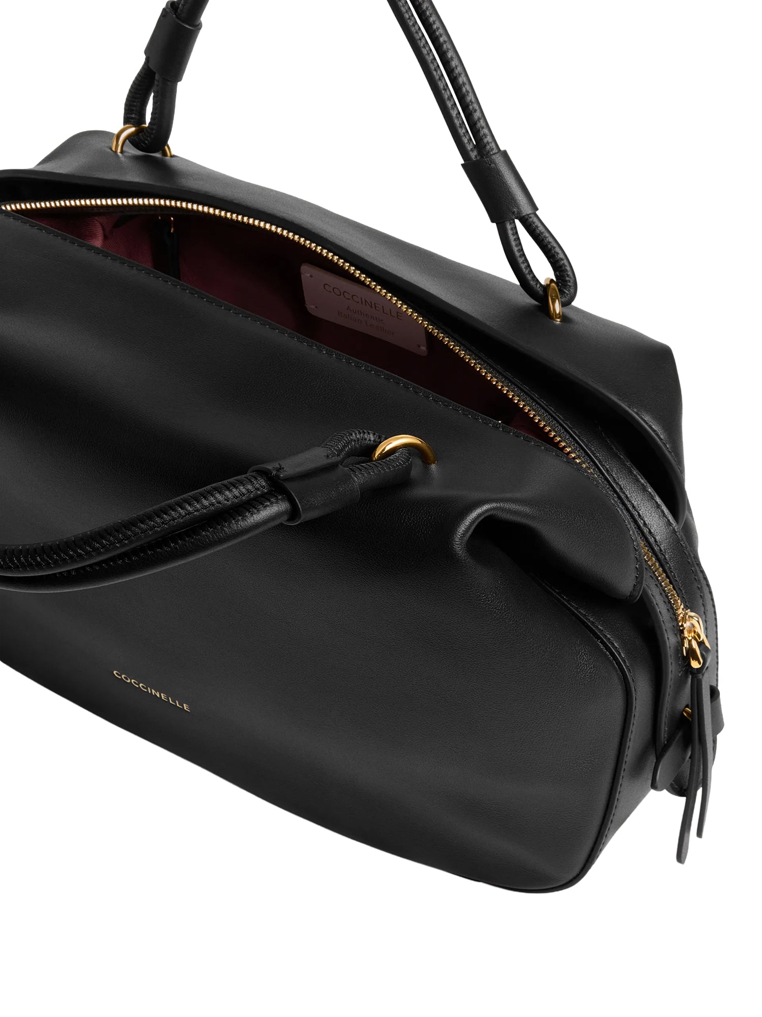 Borsa Lizzie in pelle con logo E1VEP180201 001 COCCINELLE 