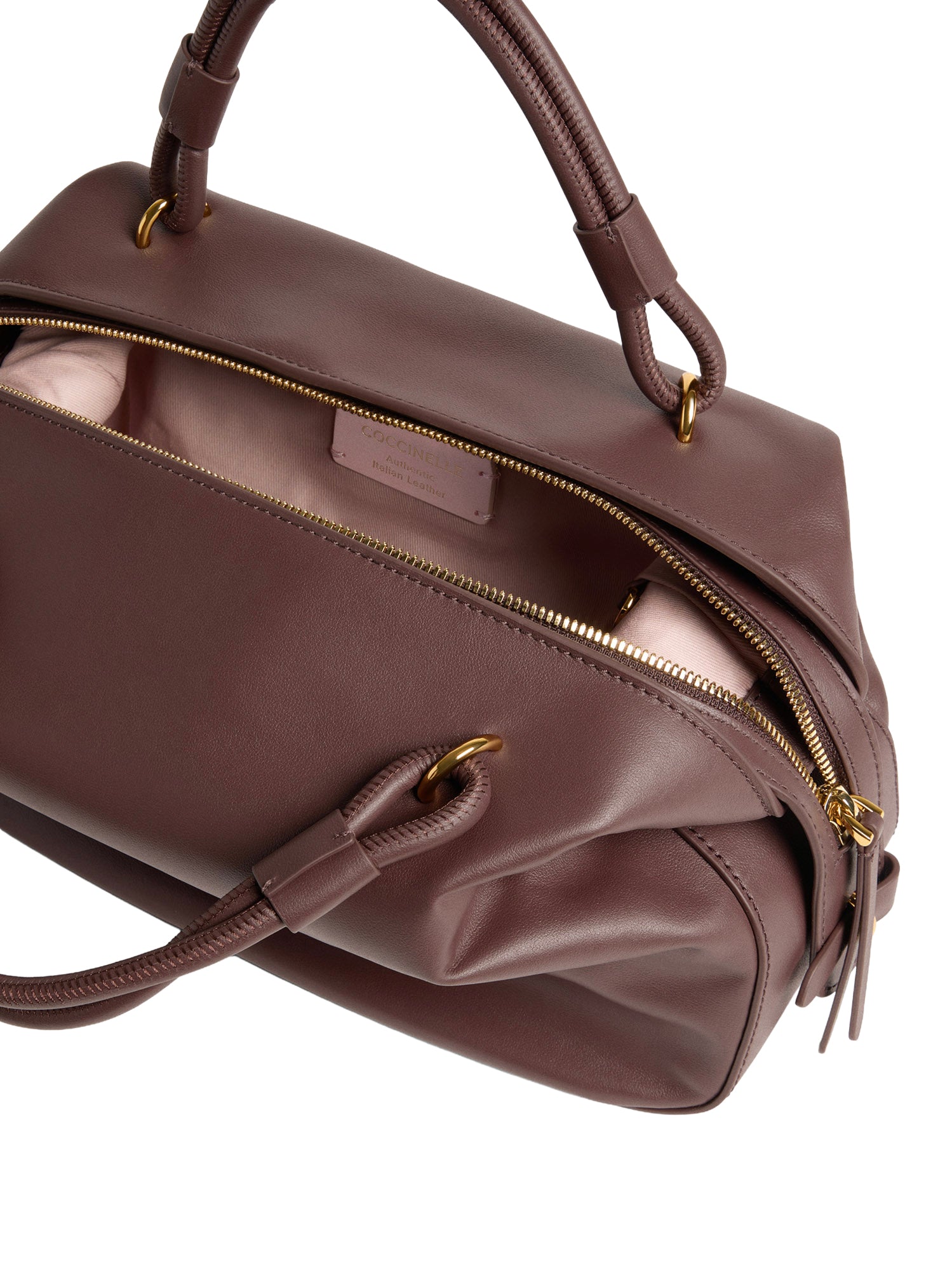 Borsa Lizzie in pelle con logo E1VEP180201 R49 COCCINELLE 