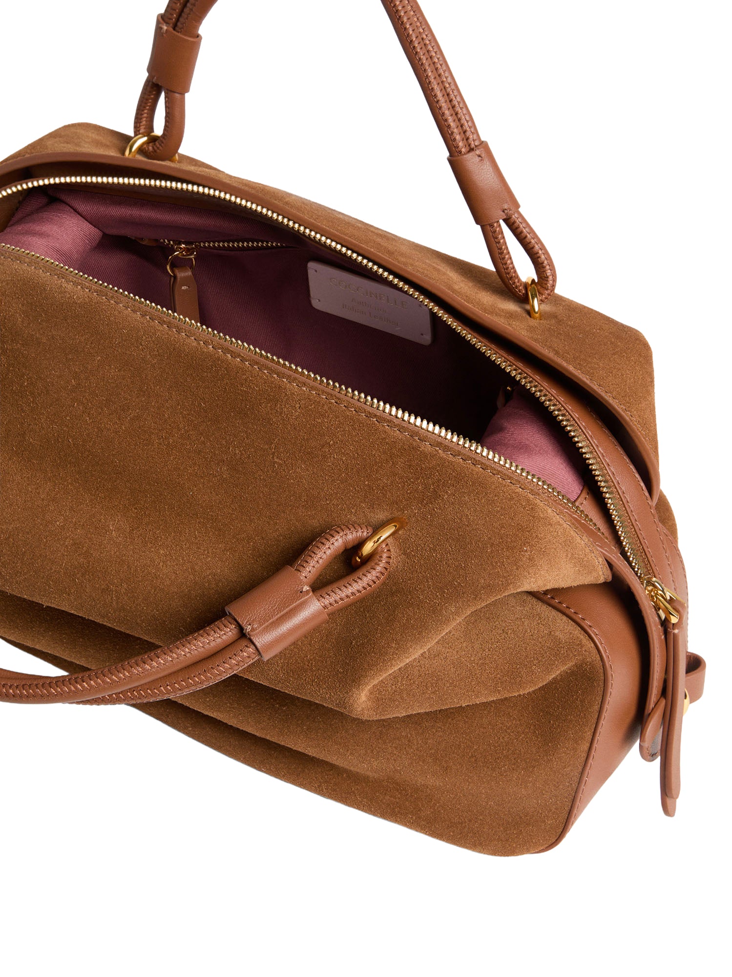 Borsa Lizzie small in camoscio e pelle E1VEQ180201 W11 COCCINELLE 