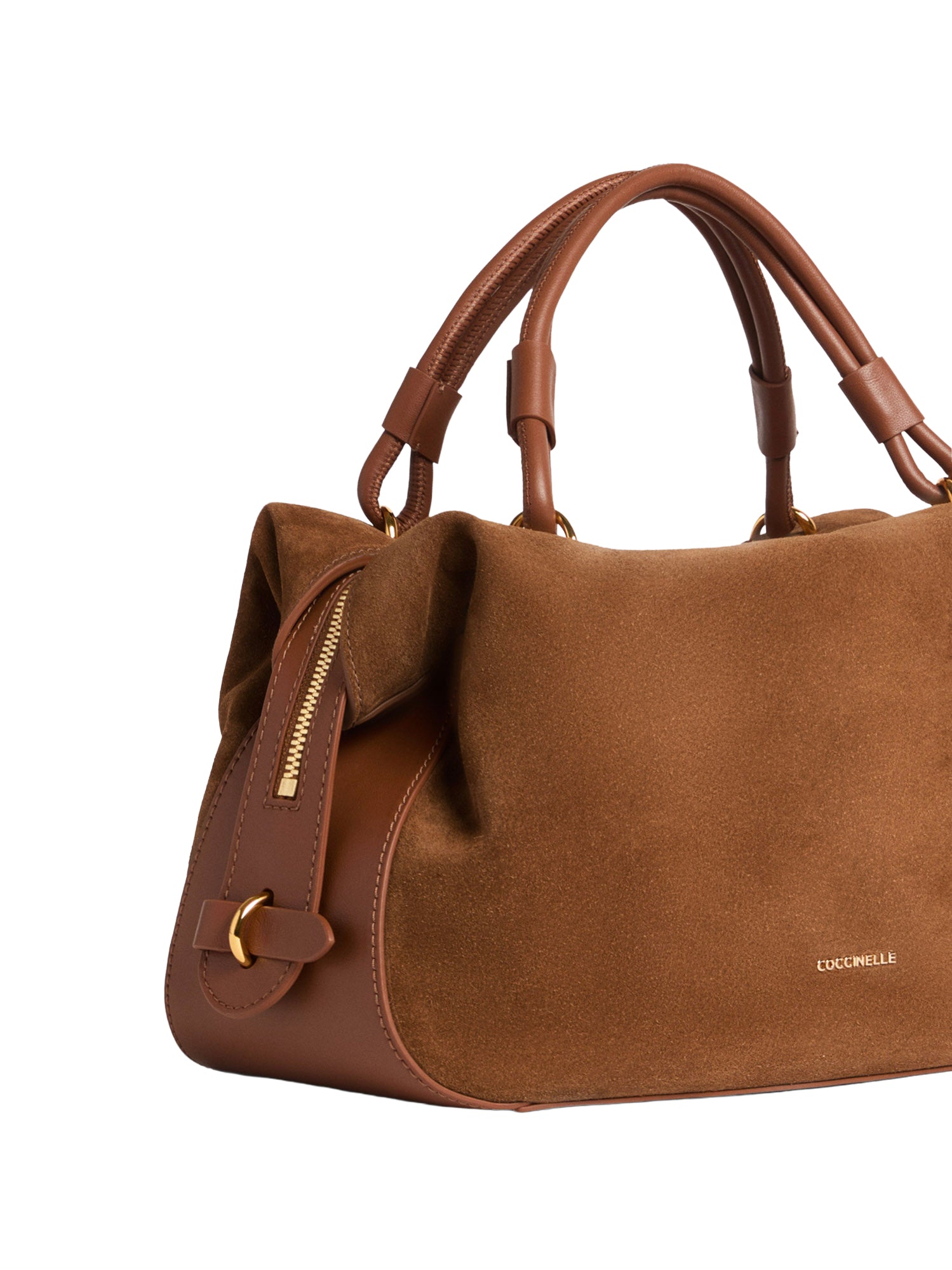 Borsa Lizzie small in camoscio e pelle E1VEQ180201 W11 COCCINELLE 