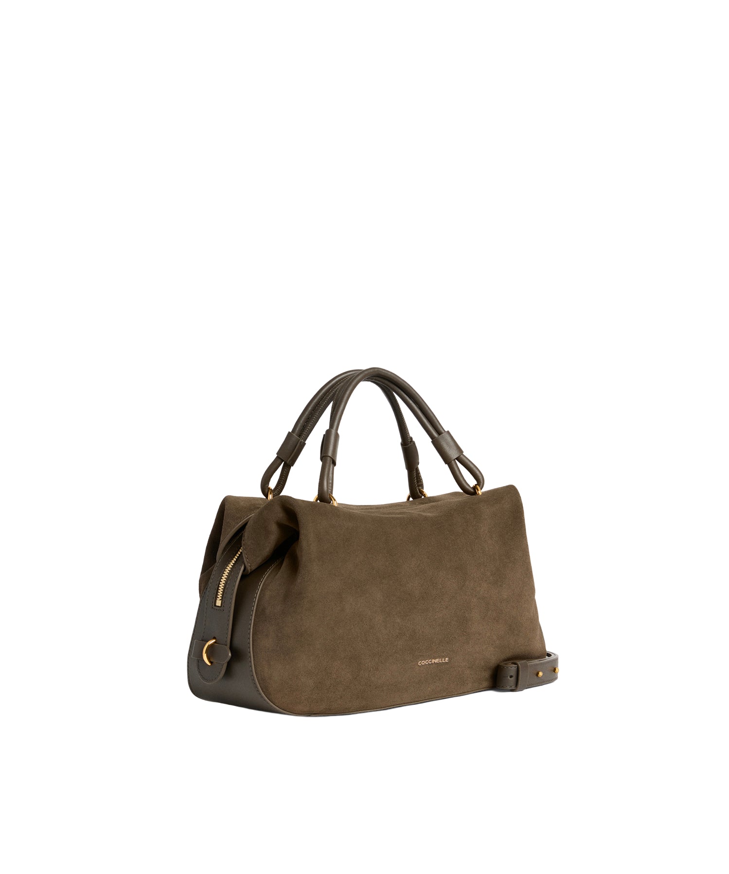 Borsa Lizzie small in camoscio e pelle<BR/> E1VEQ180201 W25 COCCINELLE 