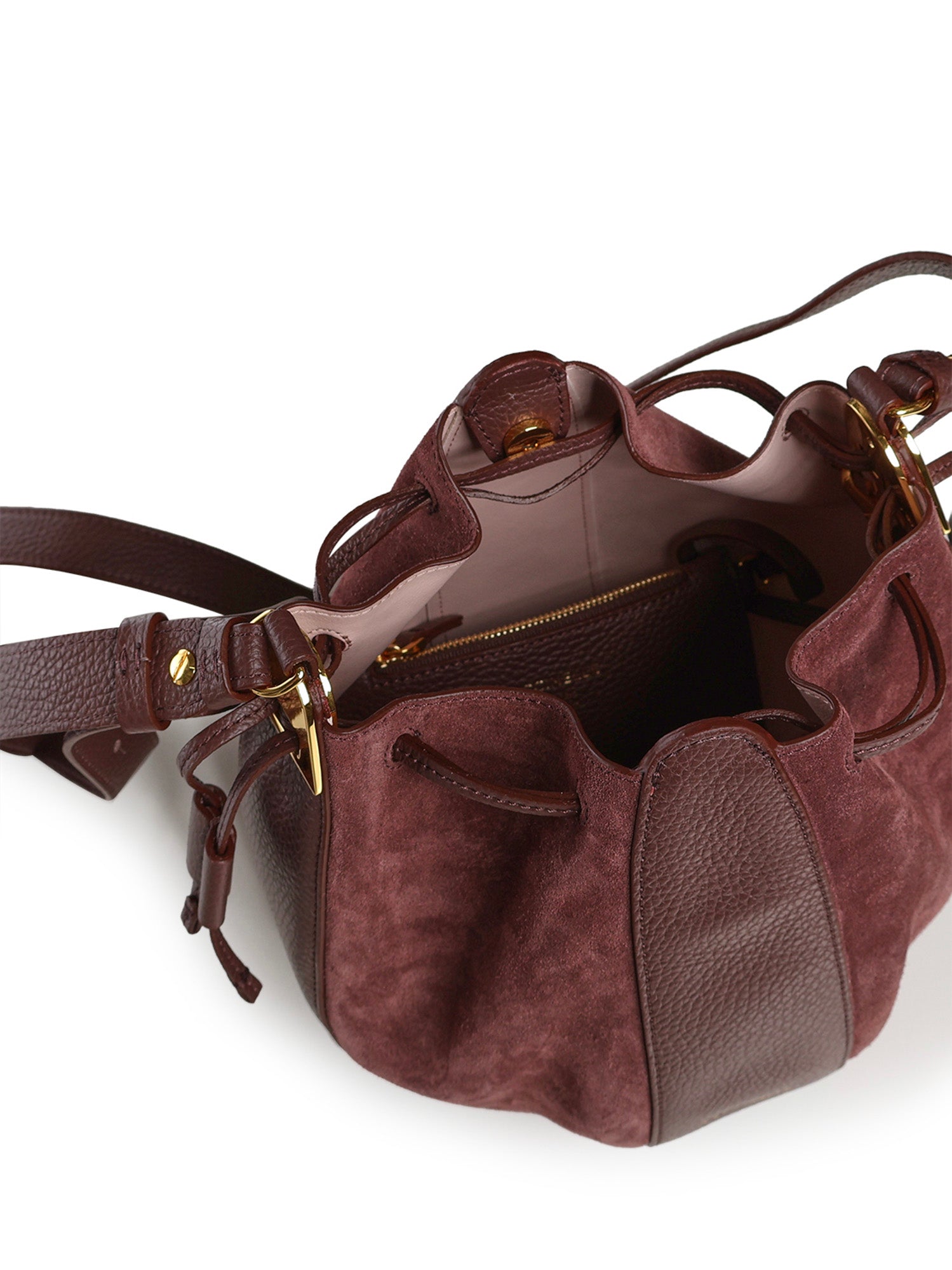 Borsa a tracolla Boom in suede e pelle E1VG0230201 R49 COCCINELLE 