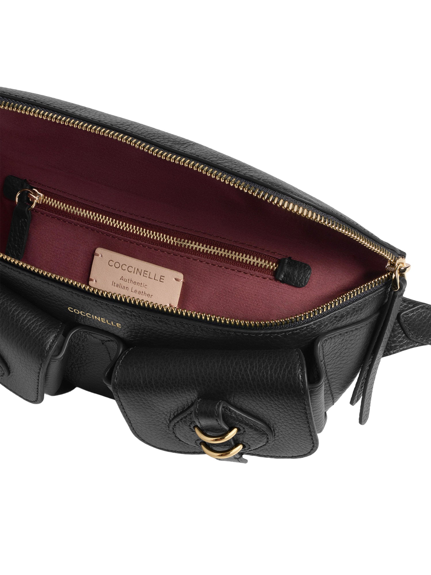 Marsupio in pelle con logo E1VGK170101 001 COCCINELLE 