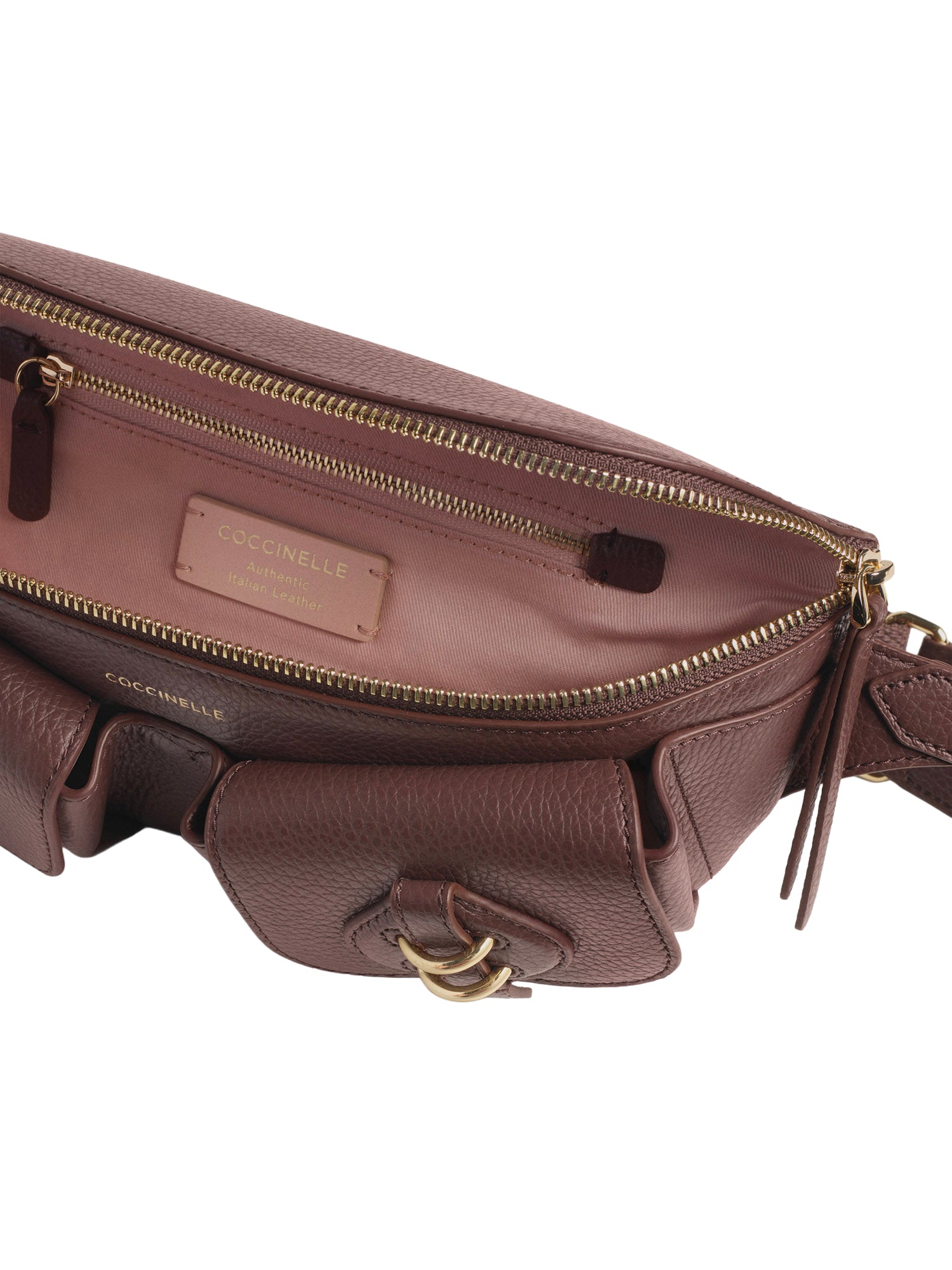 Marsupio in pelle con logo E1VGK170101 R49 COCCINELLE 