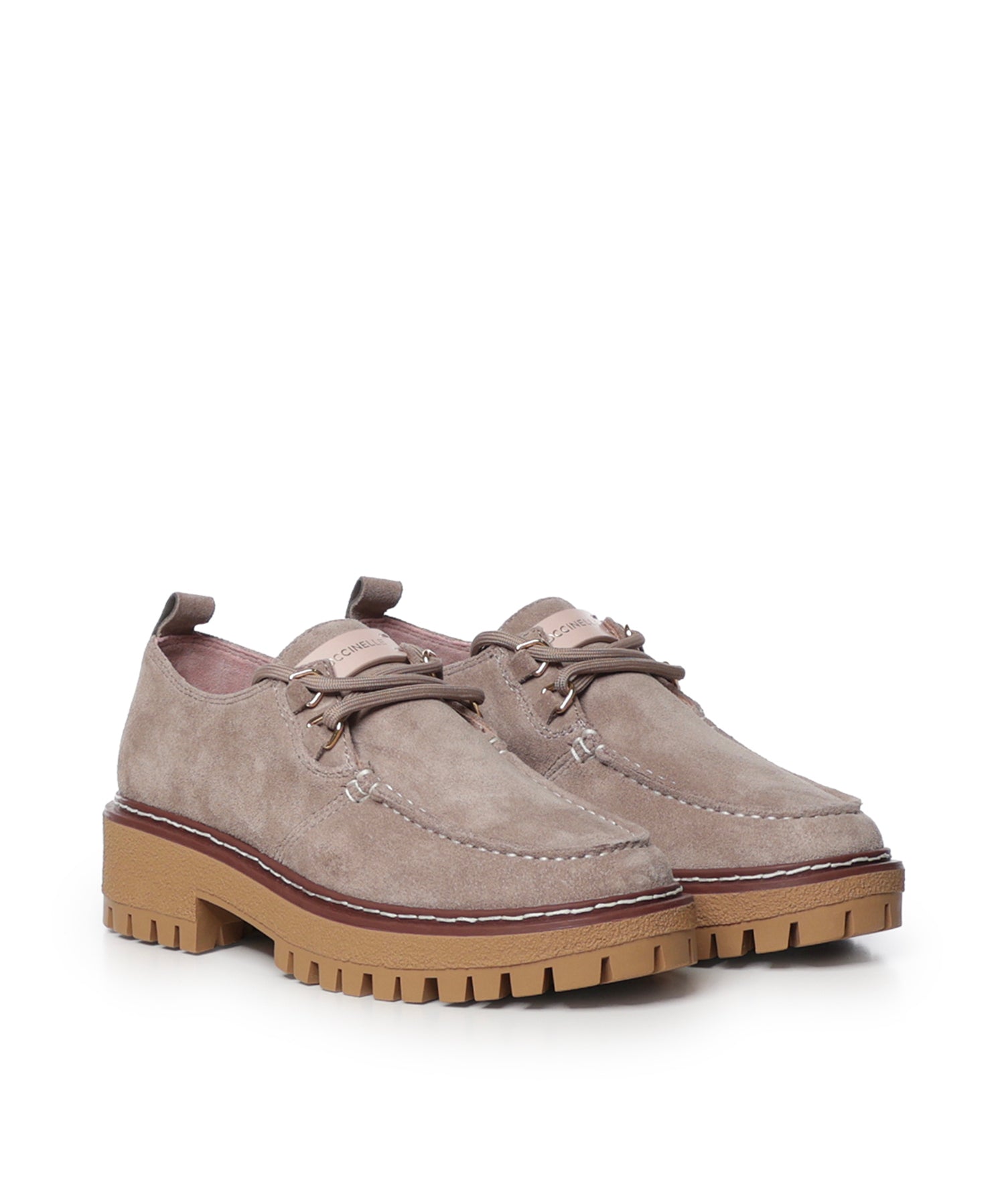 Stringate in suede E4VQ5120101 N59 COCCINELLE 