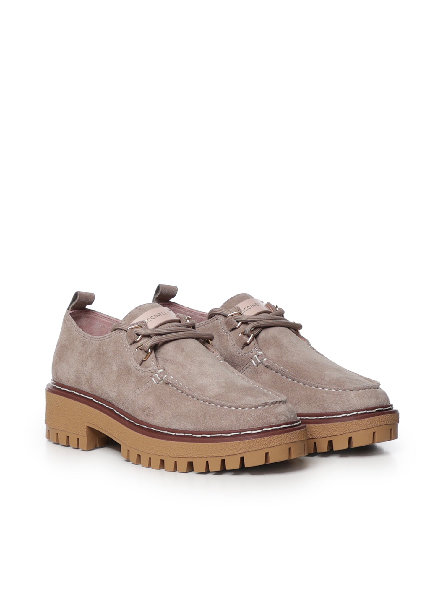 Stringate in suede E4VQ5120101 N59 COCCINELLE 