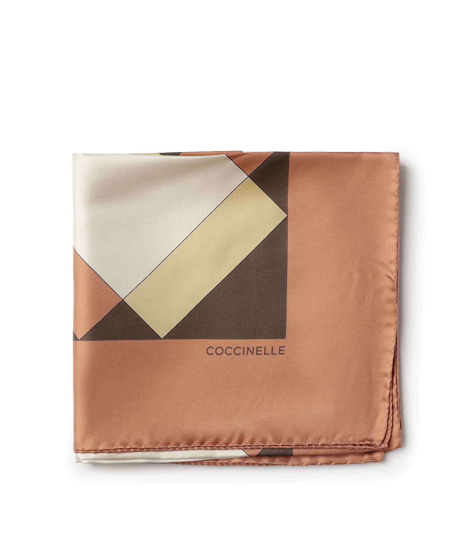 Foulard Cross Vichy in seta E7VAX380101 M24 COCCINELLE 