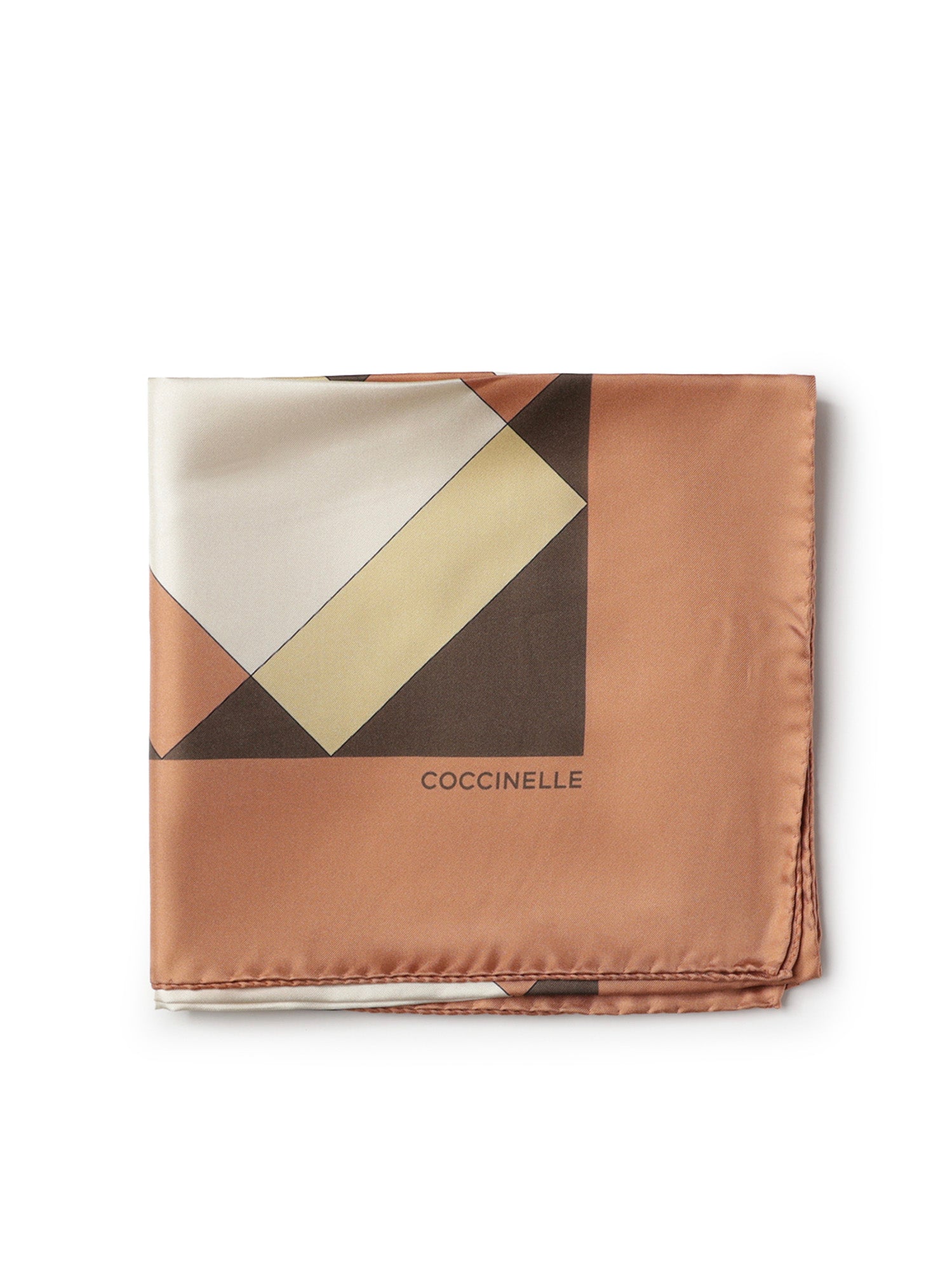 Foulard Cross Vichy in seta E7VAX380101 M24 COCCINELLE 