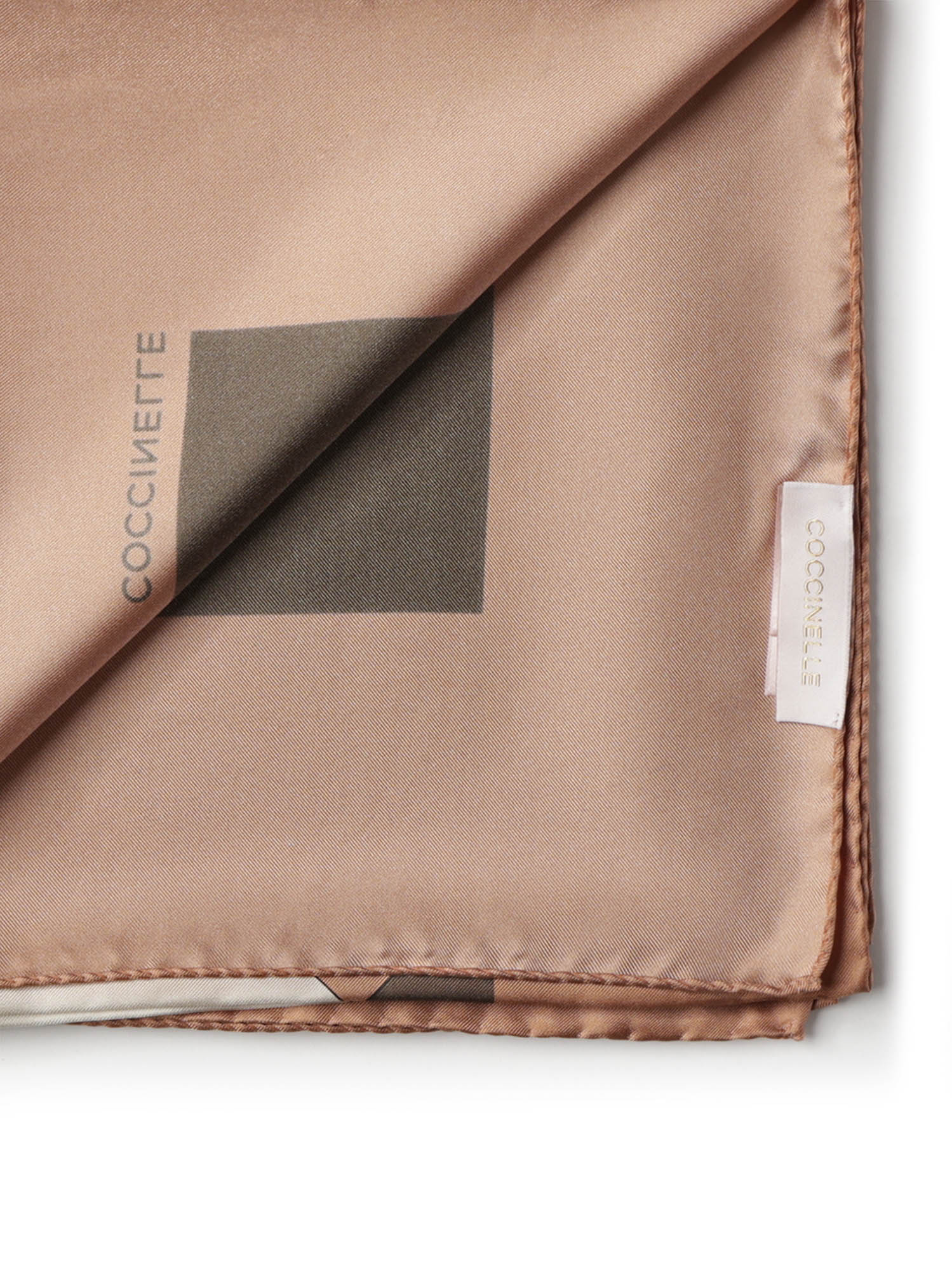 Foulard Cross Vichy in seta E7VAX380101 M24 COCCINELLE 