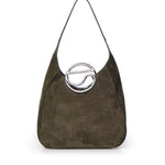 Borsa hobo C in suede<BR/> COPBA141F6113 GRN COPERNI 