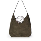 Borsa hobo C in suede<BR/> COPBA141F6113 GRN COPERNI 