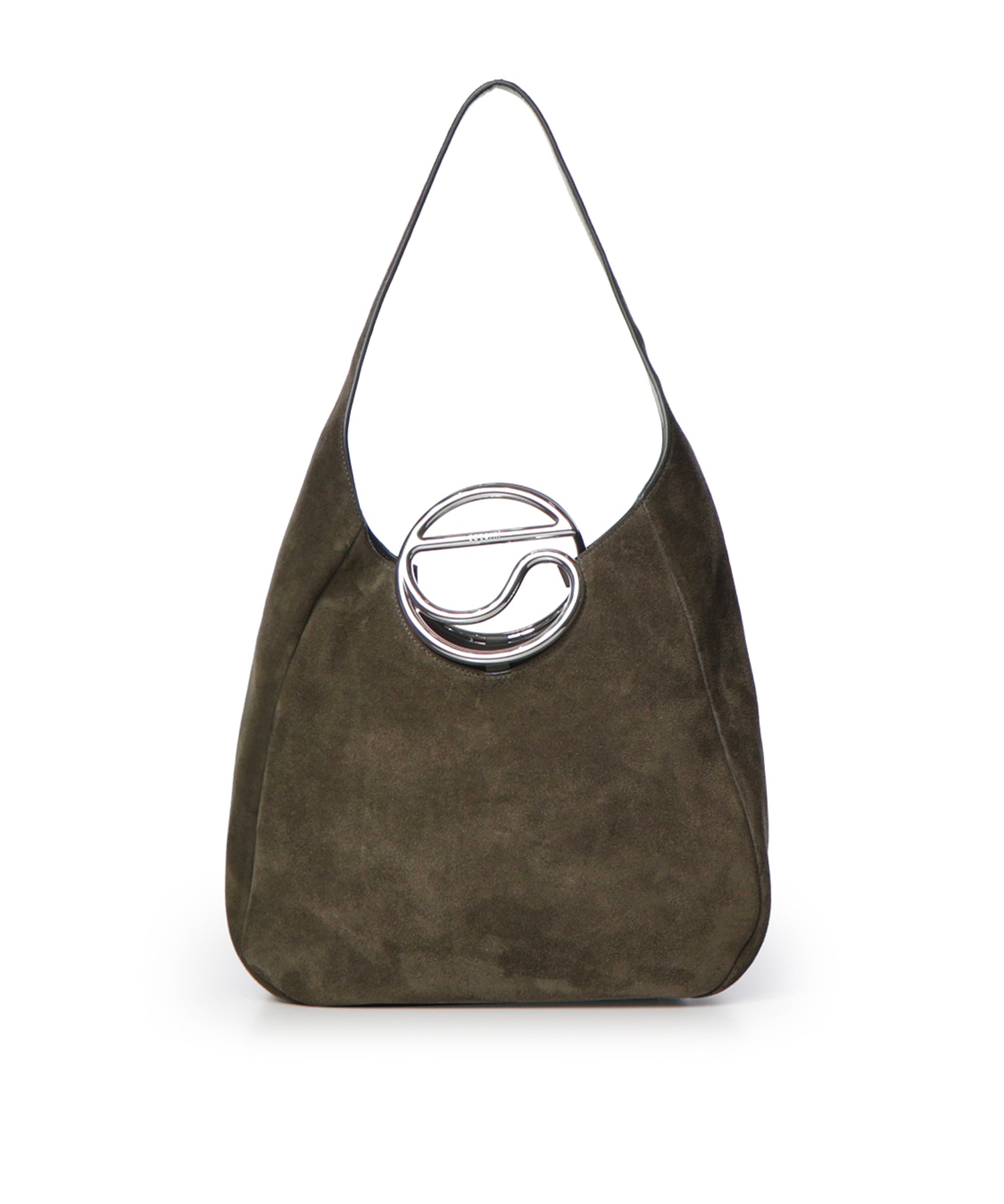Borsa hobo C in suede<BR/> COPBA141F6113 GRN COPERNI 