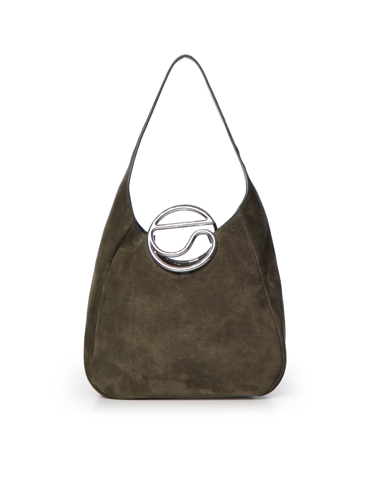 Borsa hobo C in suede<BR/> COPBA141F6113 GRN COPERNI 