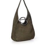Borsa hobo C in suede<BR/> COPBA141F6113 GRN COPERNI 