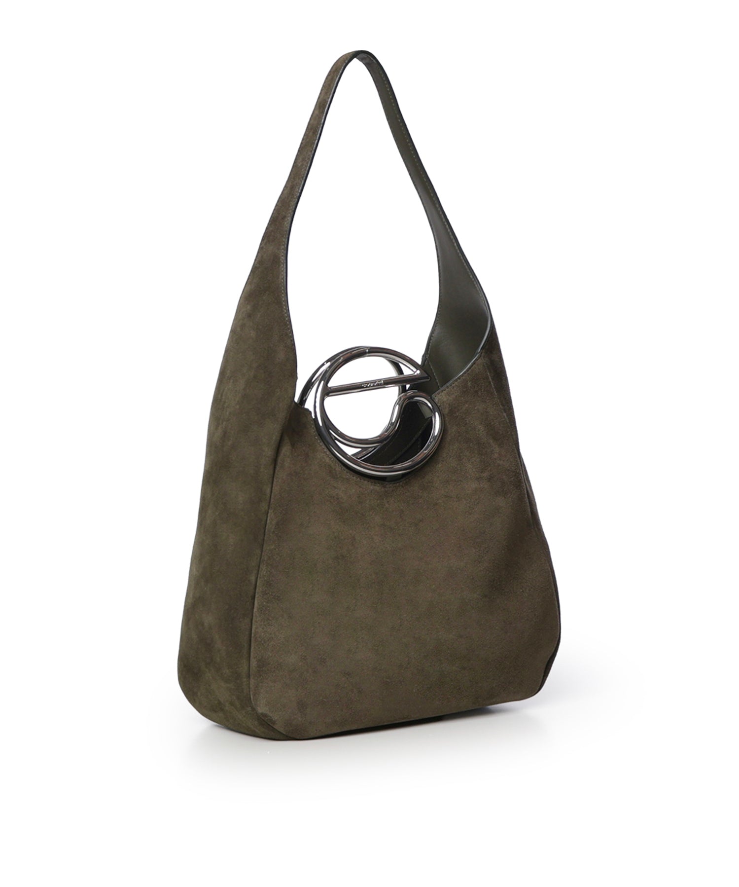 Borsa hobo C in suede<BR/> COPBA141F6113 GRN COPERNI 
