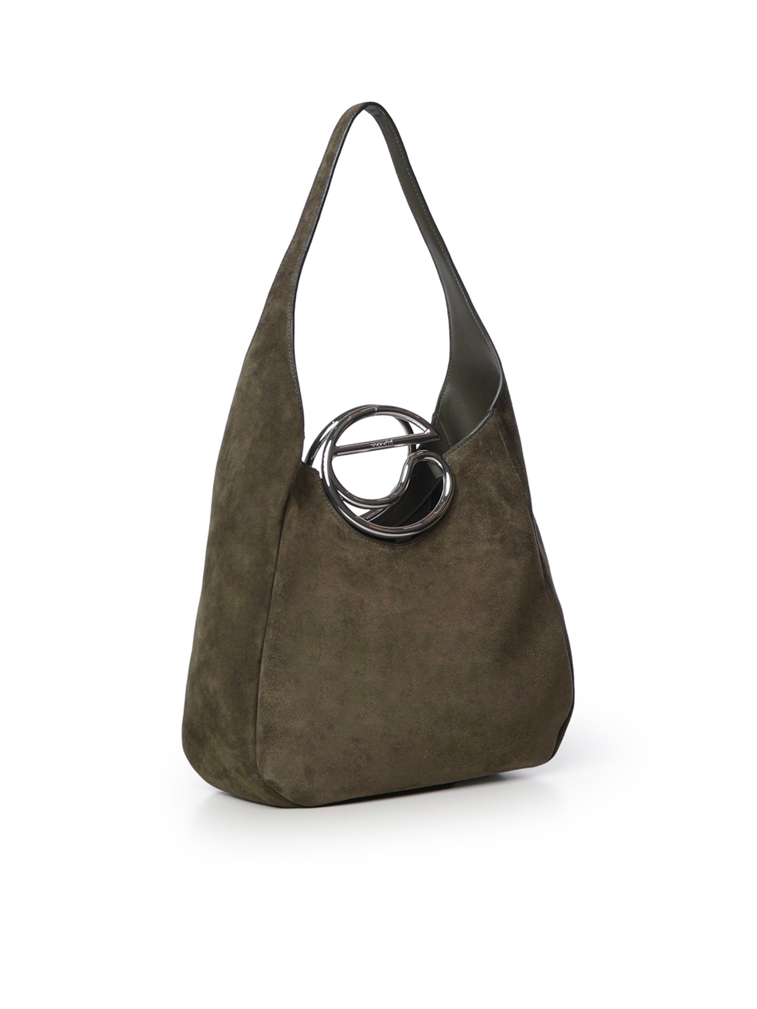 Borsa hobo C in suede<BR/> COPBA141F6113 GRN COPERNI 
