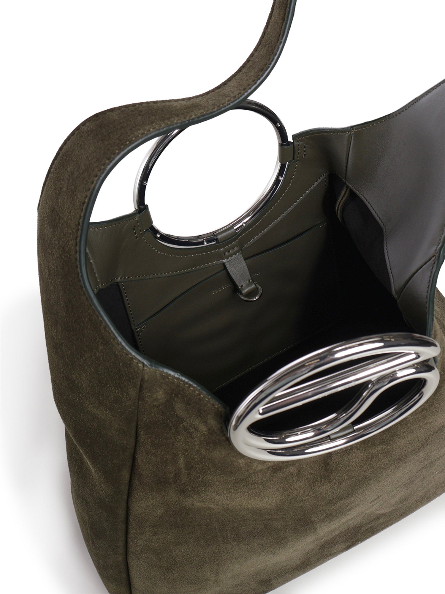 Borsa hobo C in suede<BR/> COPBA141F6113 GRN COPERNI 
