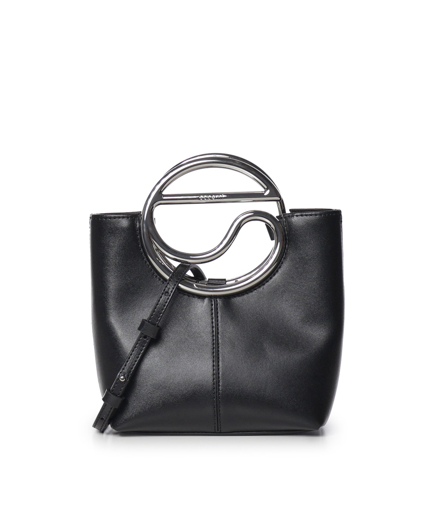 Mini bag hobo C in pelle COPBA150F6083 BLK COPERNI 
