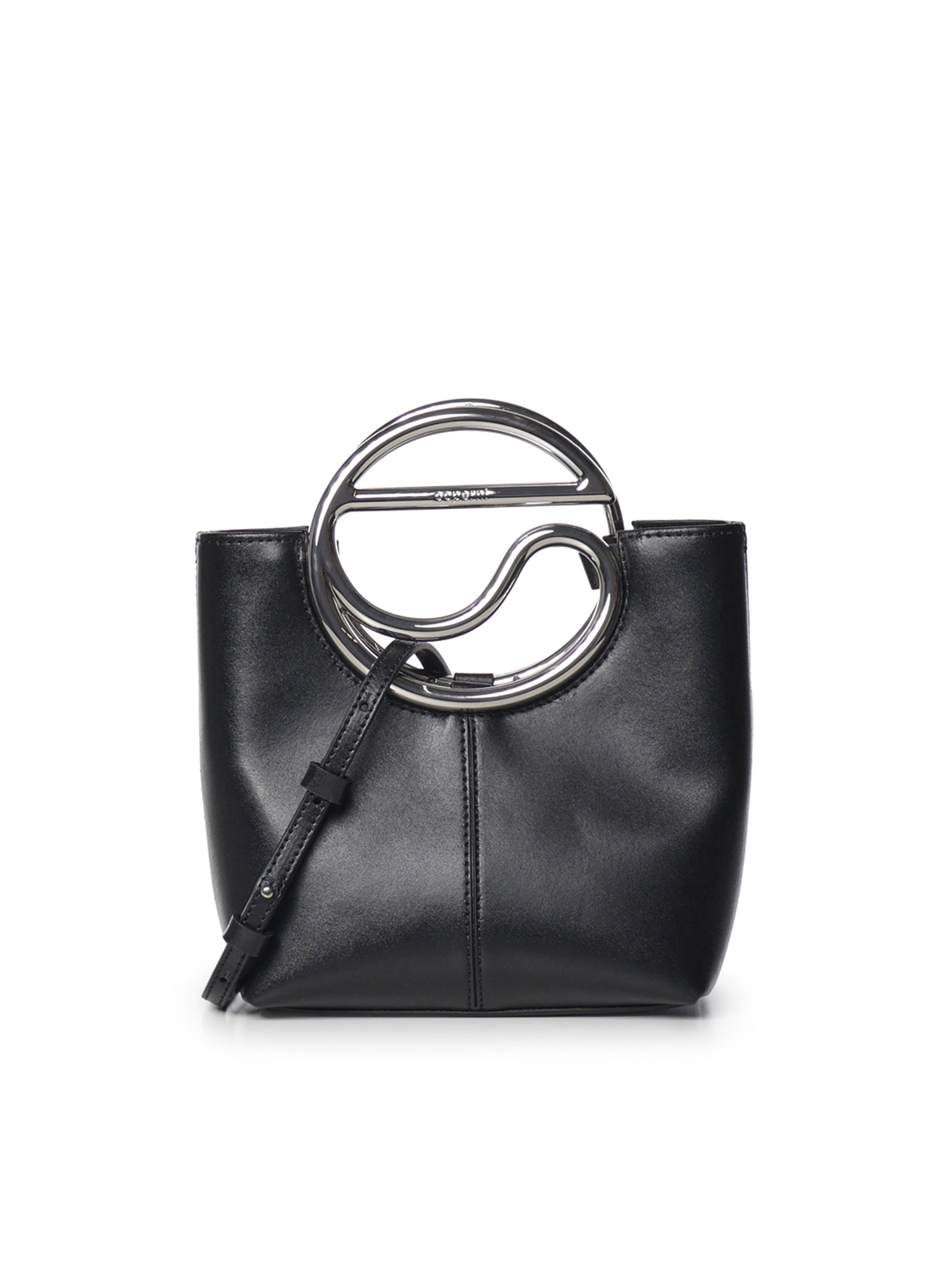 Mini bag hobo C in pelle COPBA150F6083 BLK COPERNI 