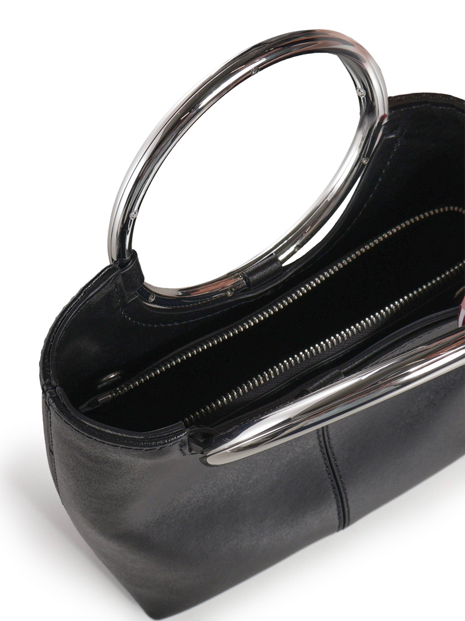Mini bag hobo C in pelle COPBA150F6083 BLK COPERNI 