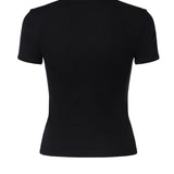 T-shirt in cotone con logo COPJS07F5012 BLKWHT COPERNI 