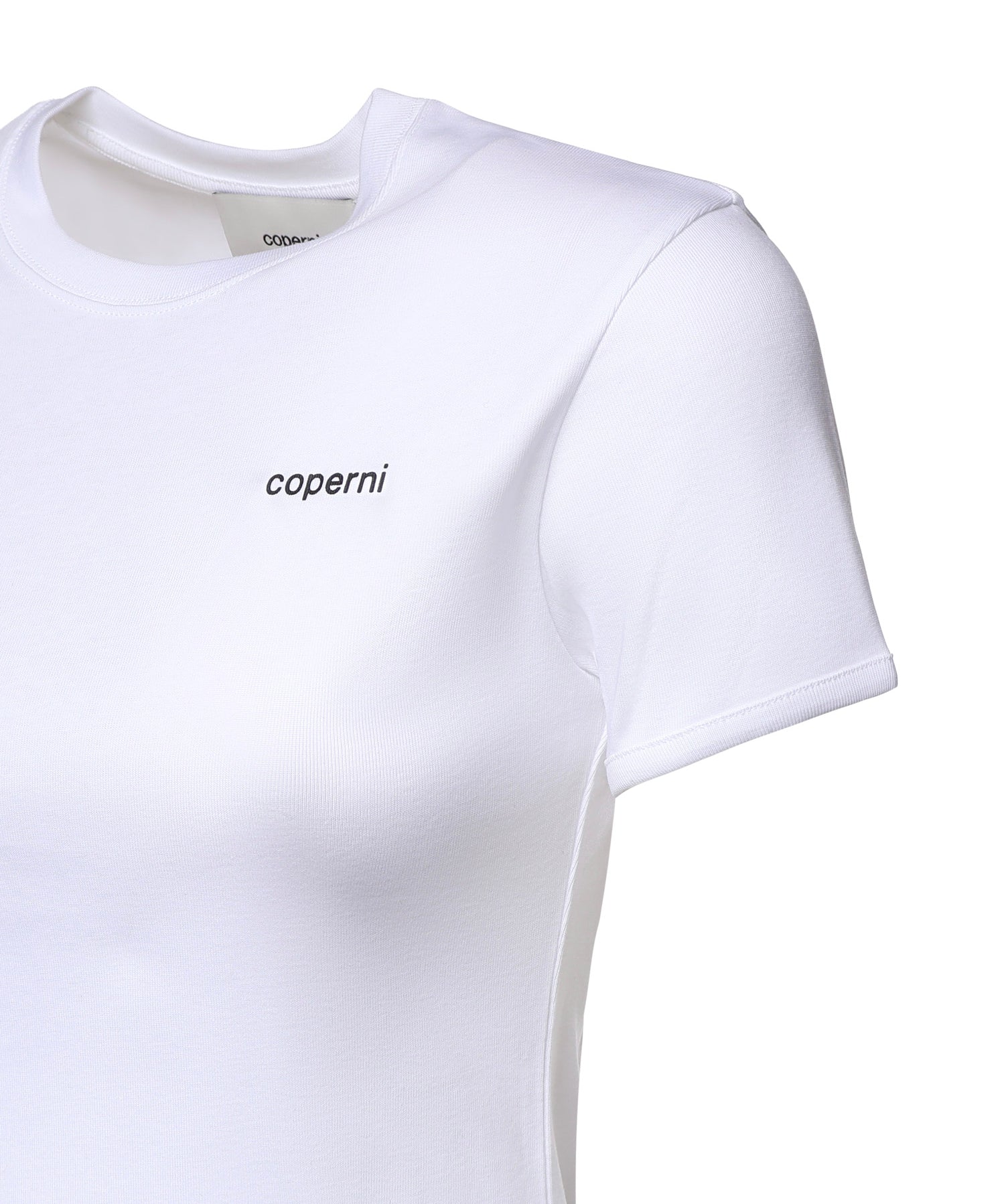 T-shirt in cotone con logo COPJS07F5012 WHTBLK COPERNI 